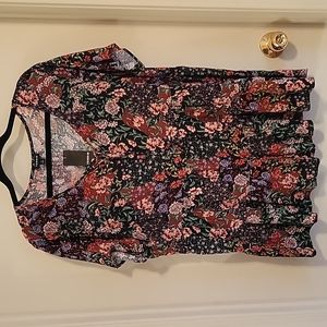 Torrid Floral Babydoll Tunic Top